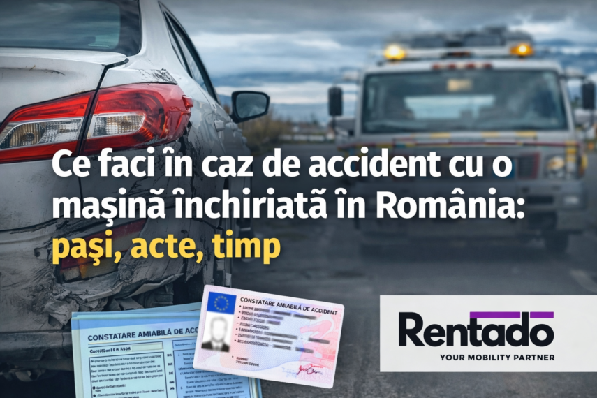 accident cu o masina inchiriata