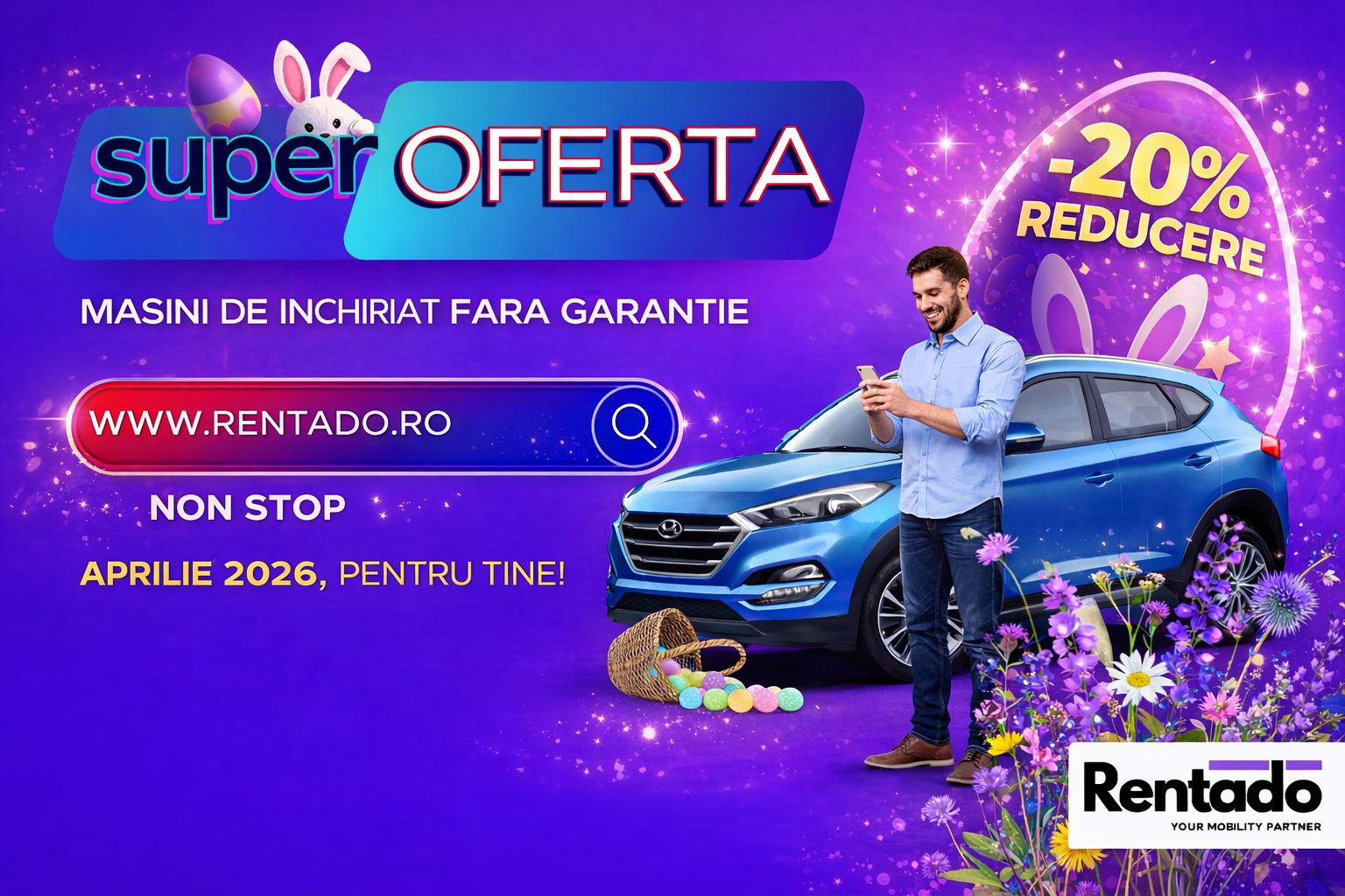 Inchiriezi masini fara garantie in otopeni, bucuresti, romania