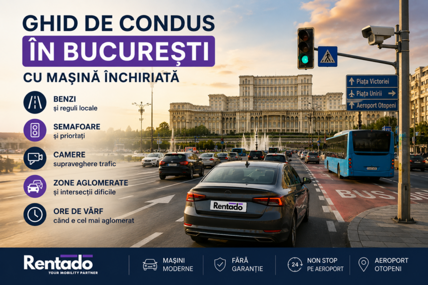 Ghid de condus în București cu mașină închiriată
