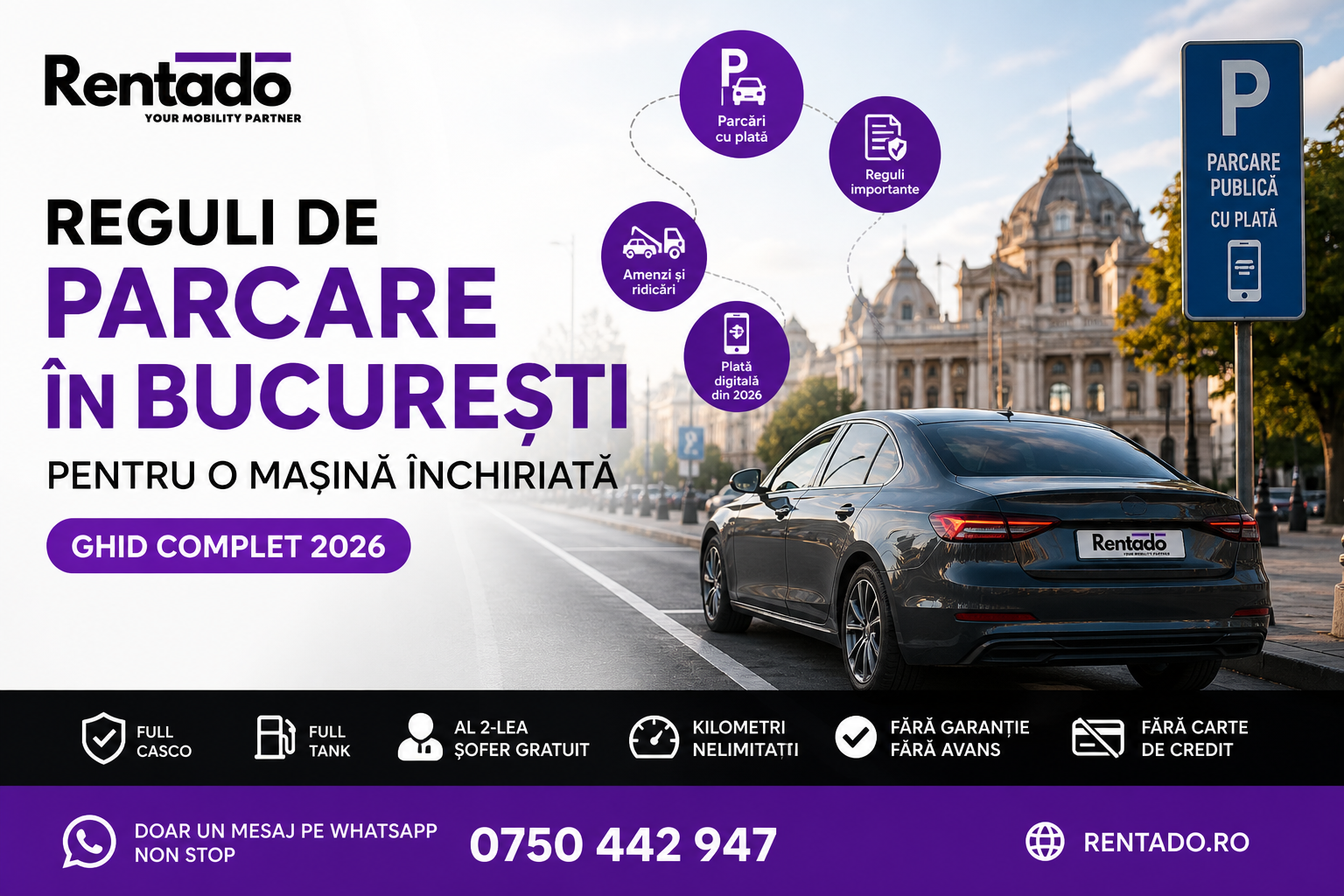 reguli de parcare in Bucuresti pentru masini inchiriate