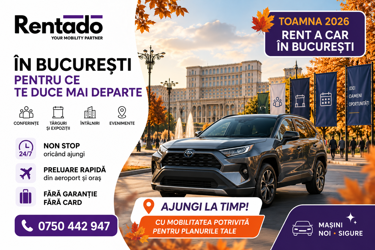 Inchiriezi masini fara garantie in otopeni, bucuresti, romania